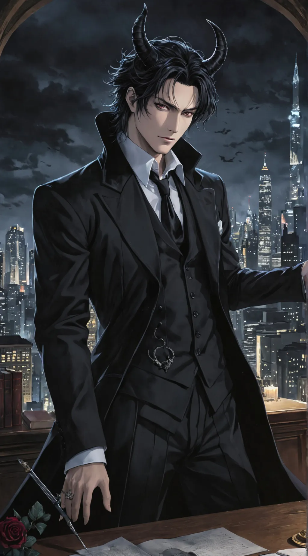 ai character: Lucien background