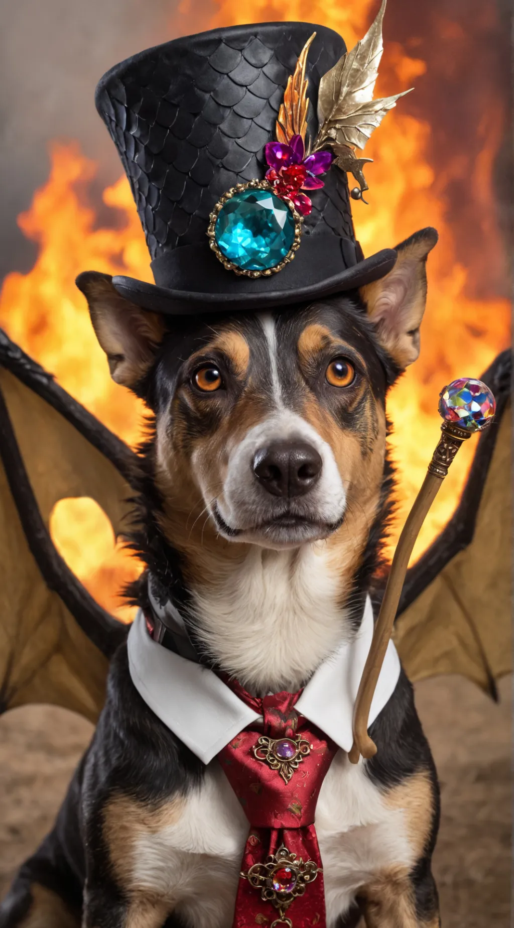 ai character: Draggy McDogface background