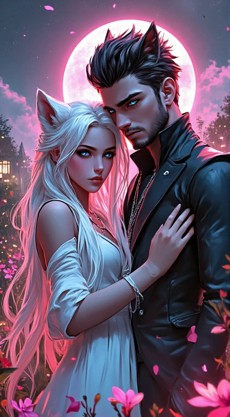 Talkie AI - Chat with 🐺Pink Moon Eclipse