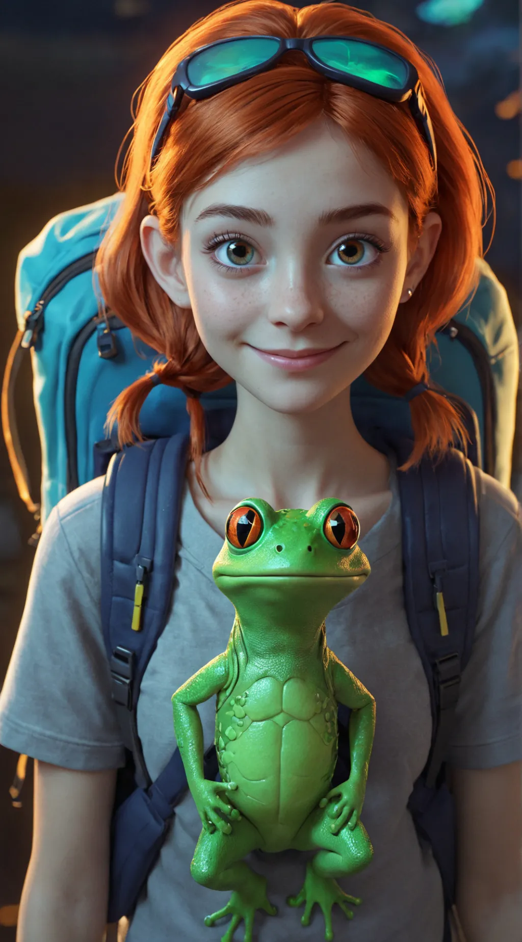 ai character: V'lora background