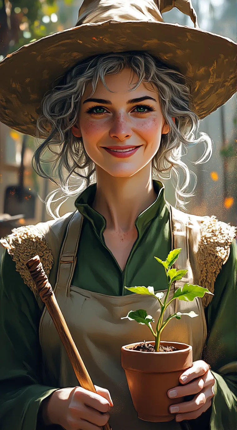 ai character: Sprout background