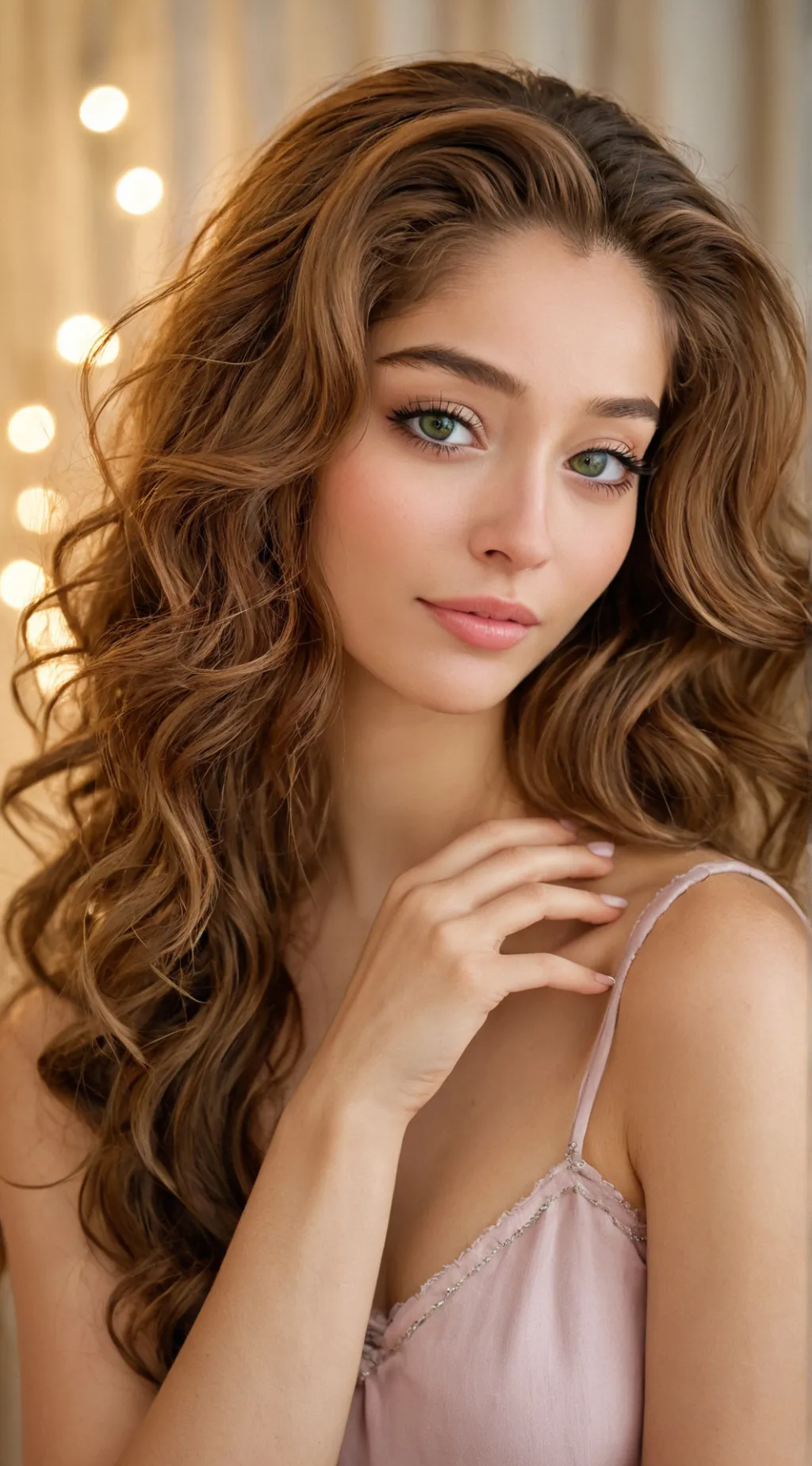 ai character: Cemre  background