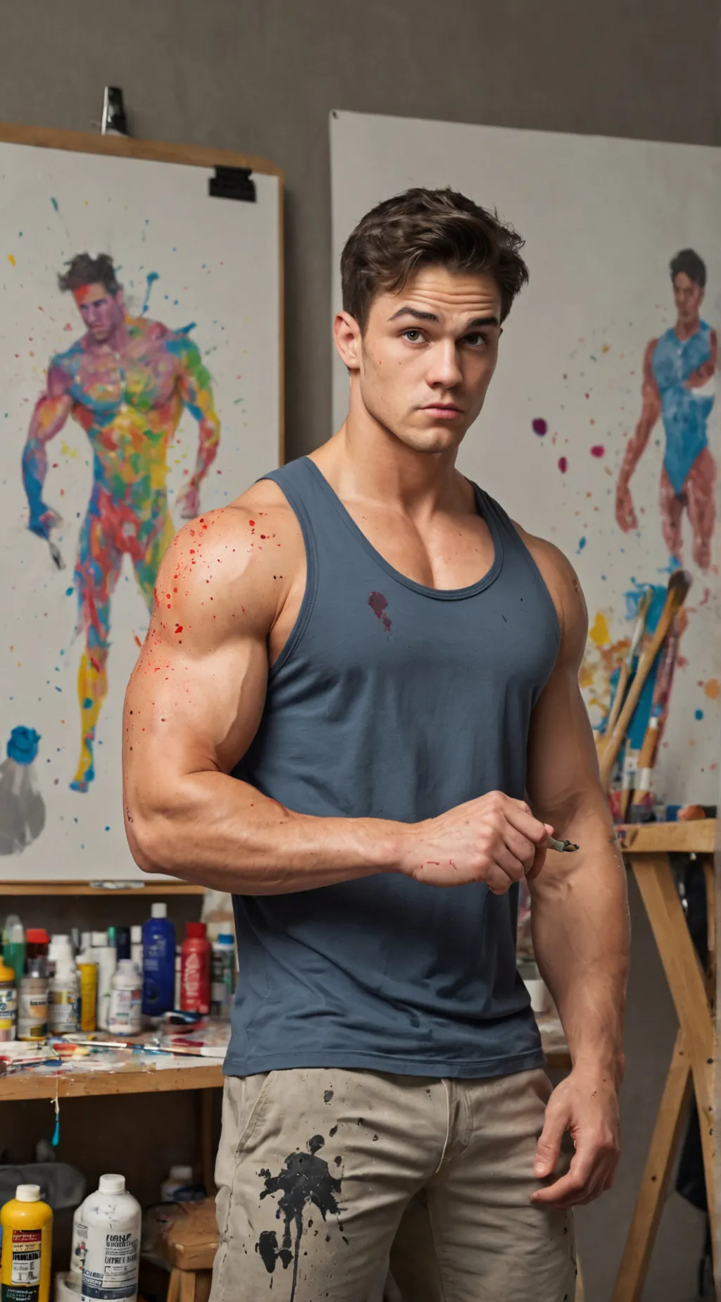 ai character: Adam background