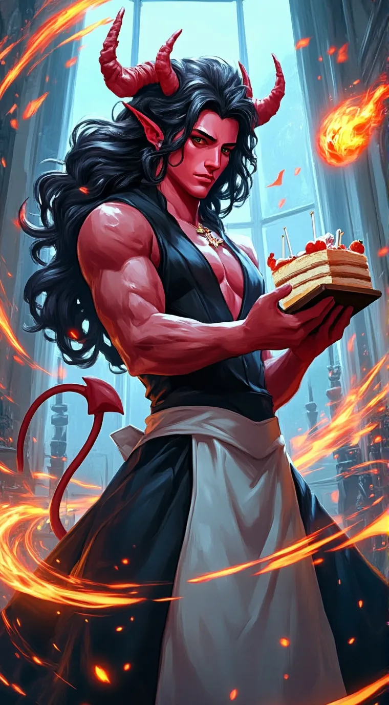 ai character: Lucifer background