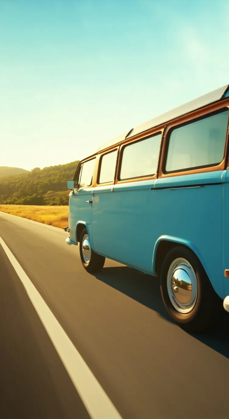 ai character: road trip background