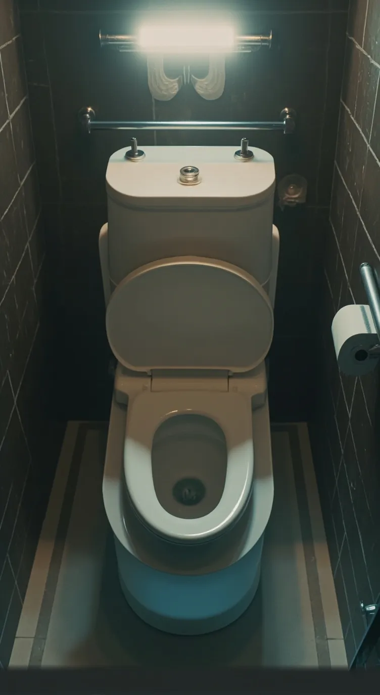 ai character: Toilet background