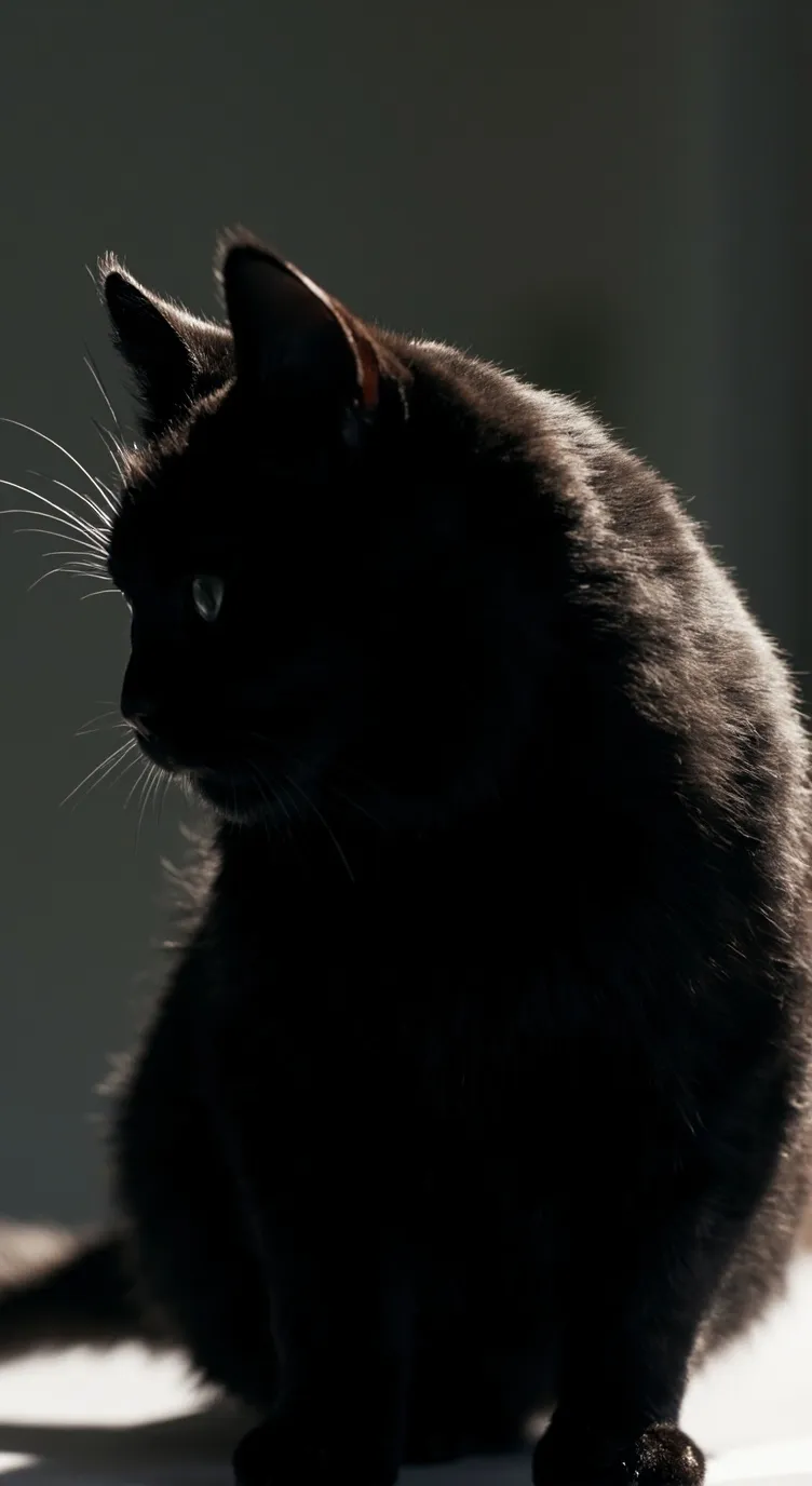 ai character: Licorice the cat background