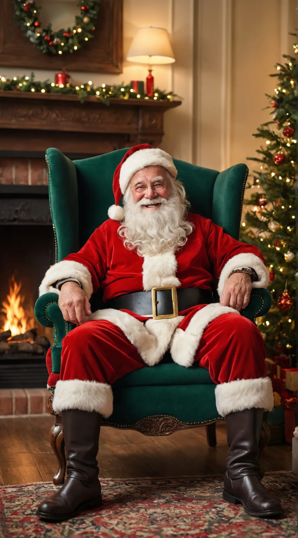 ai character: Santa Claus 🎅 background