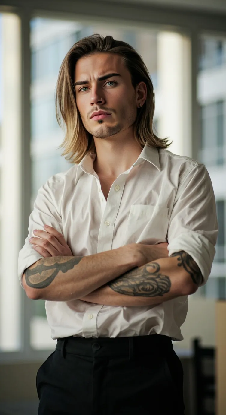 ai character: Майкл  background