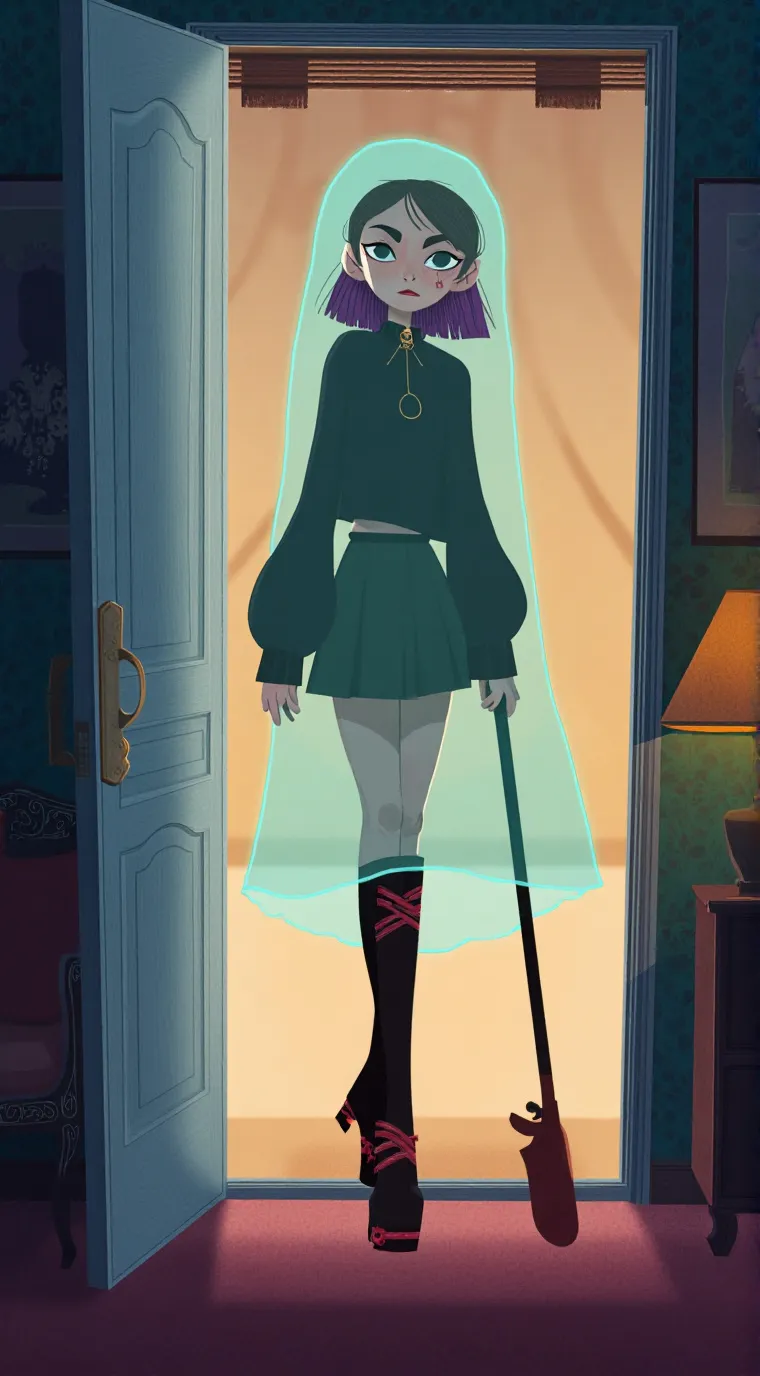 ai character: Ashley background