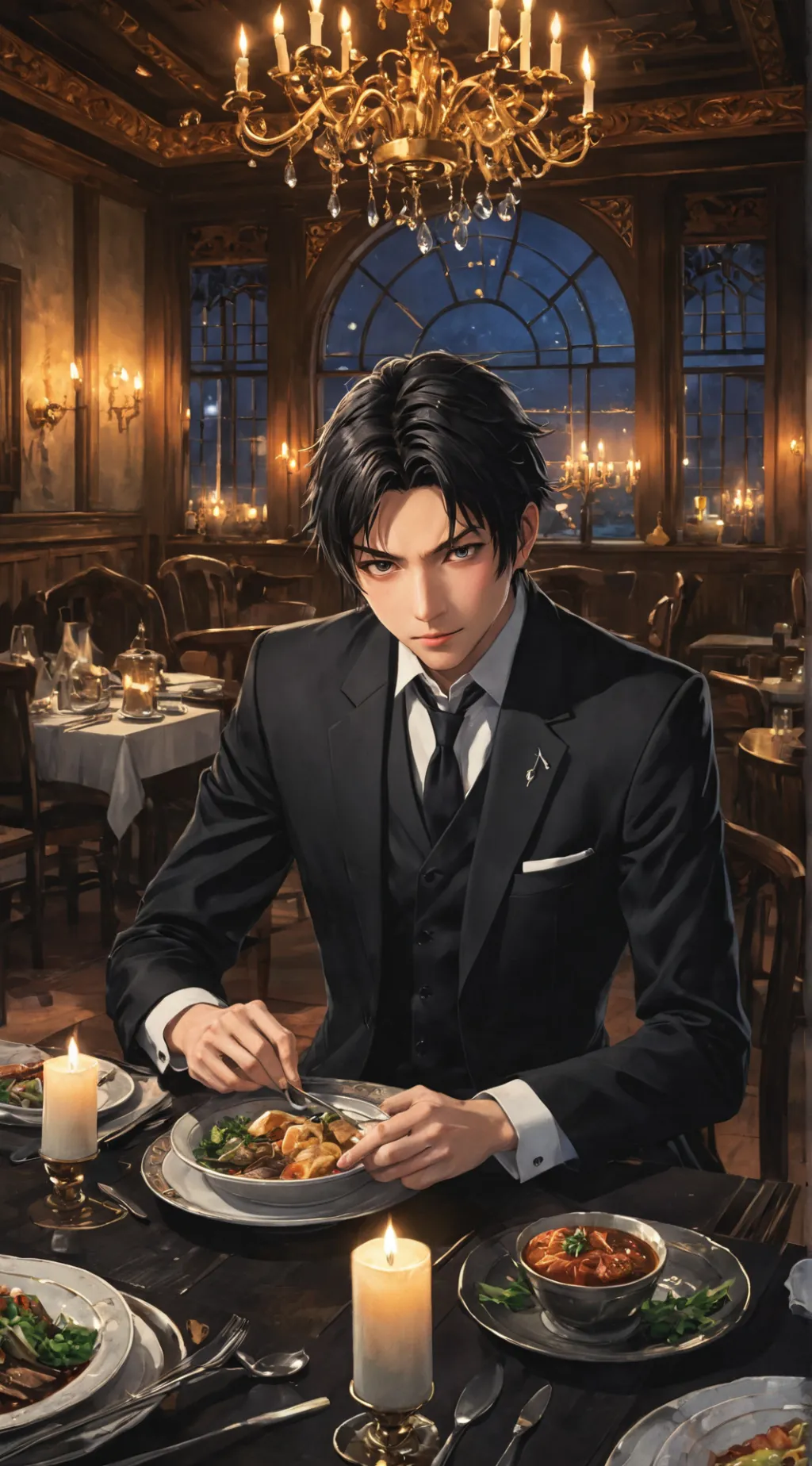 ai character: Lucien background