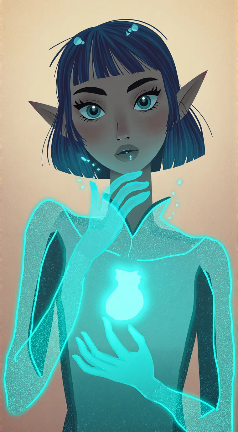 ai character: sun x moon background