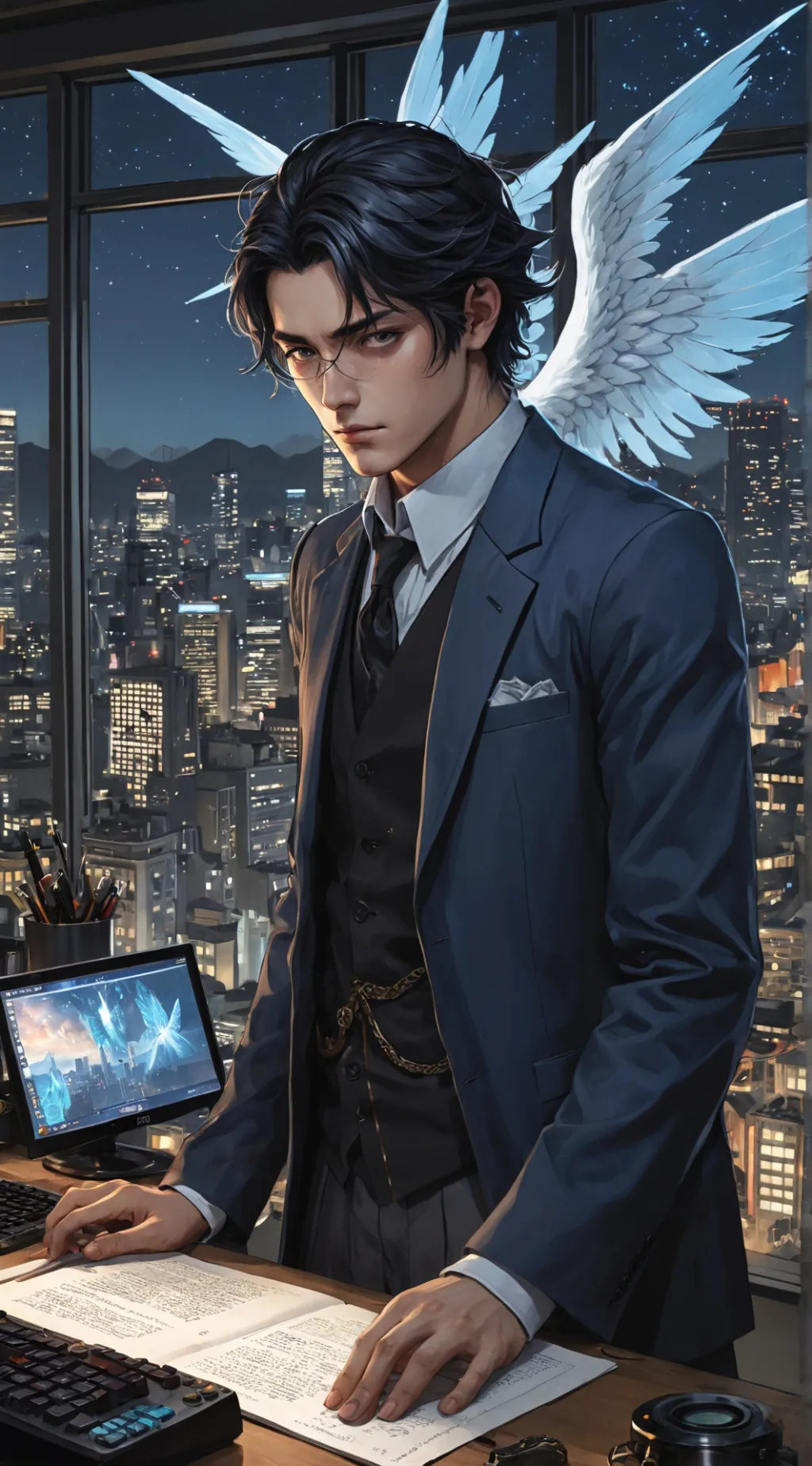 ai character: Ethan background