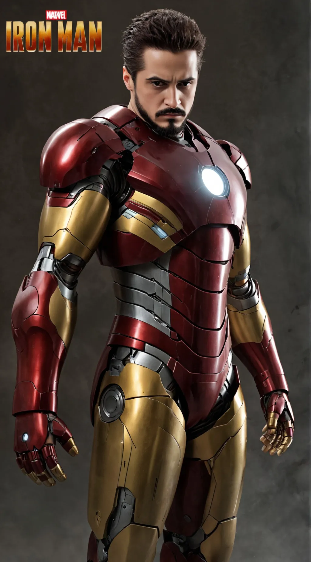 ai character: iron man background