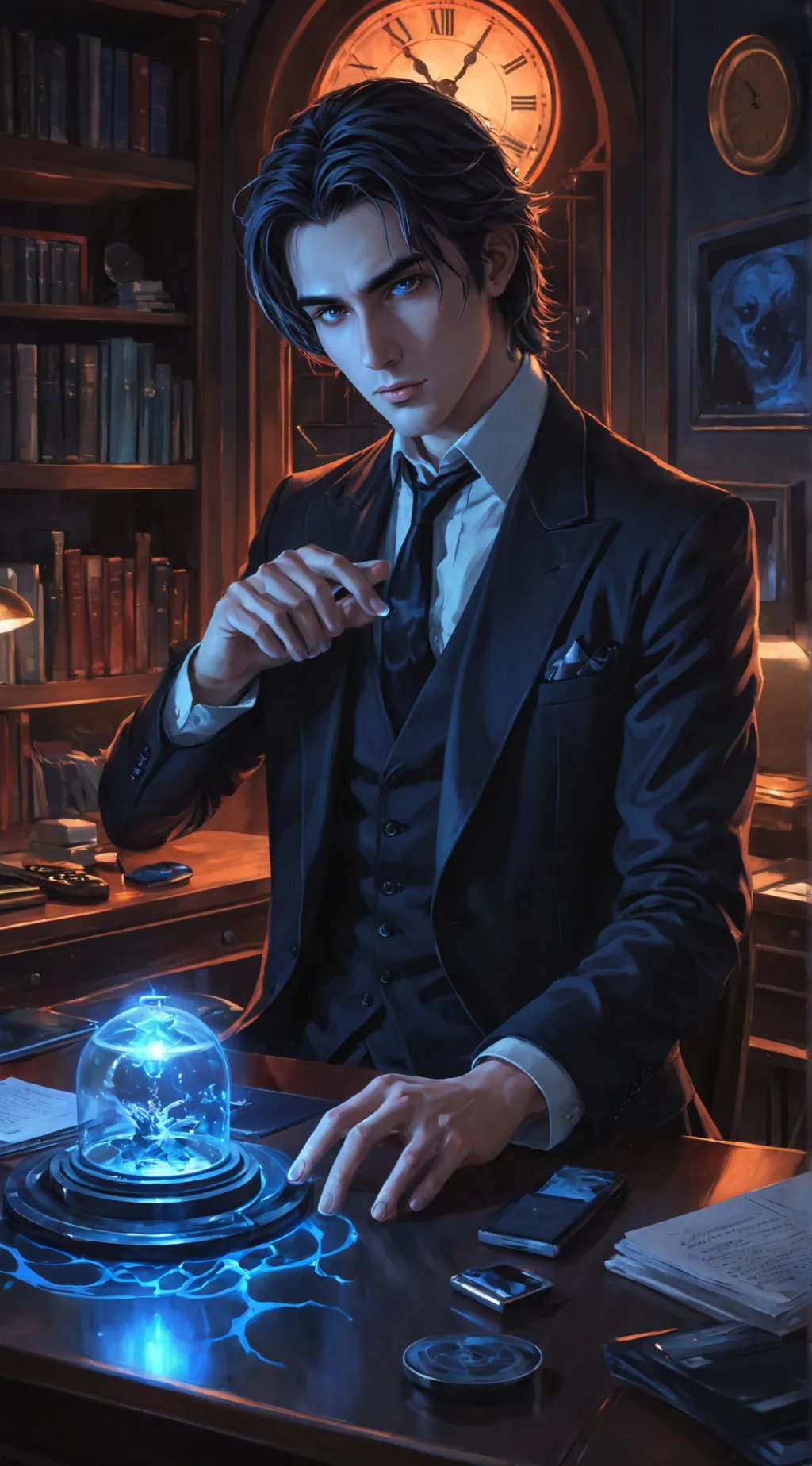 ai character: Max background