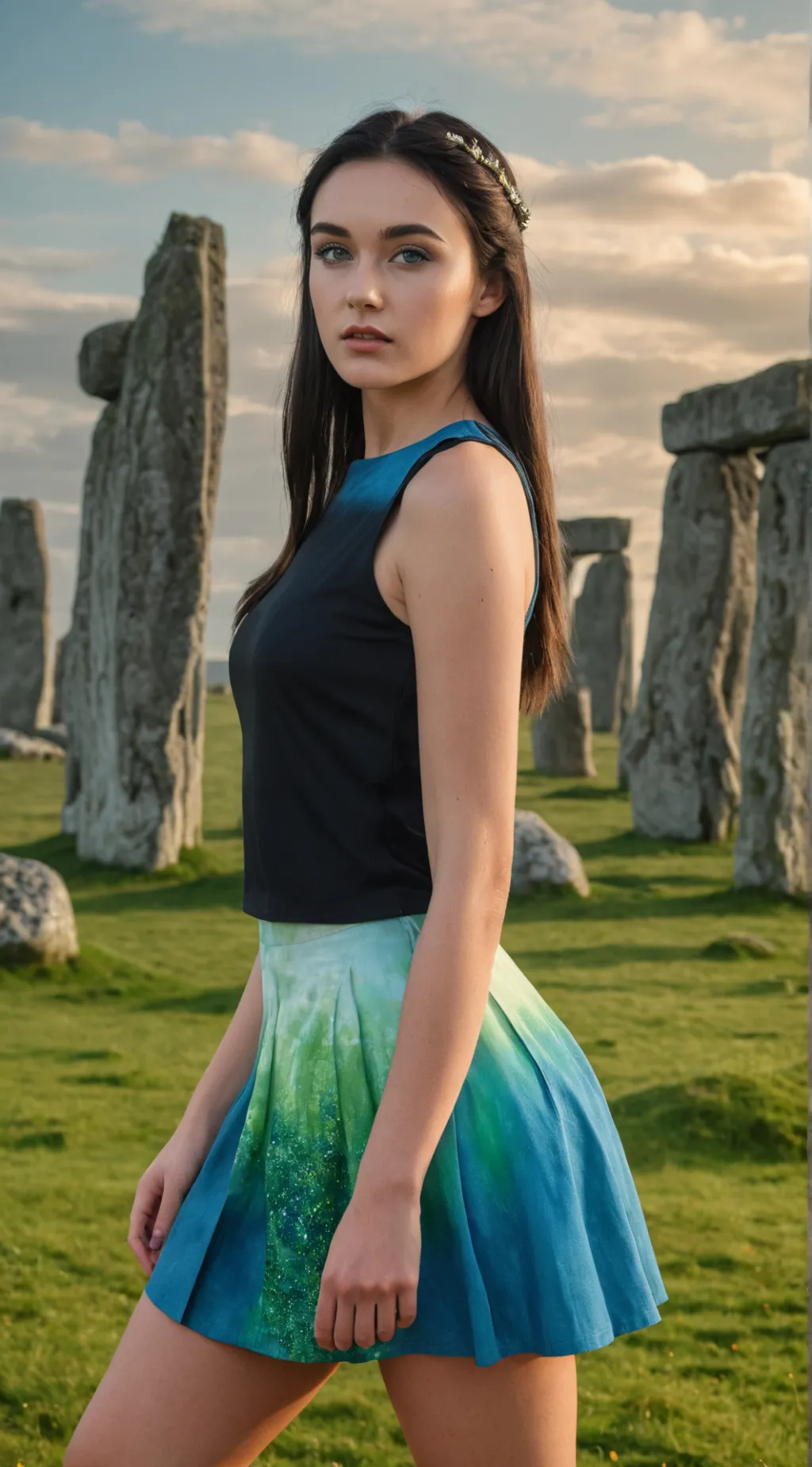 ai character: Cyan Quinn background