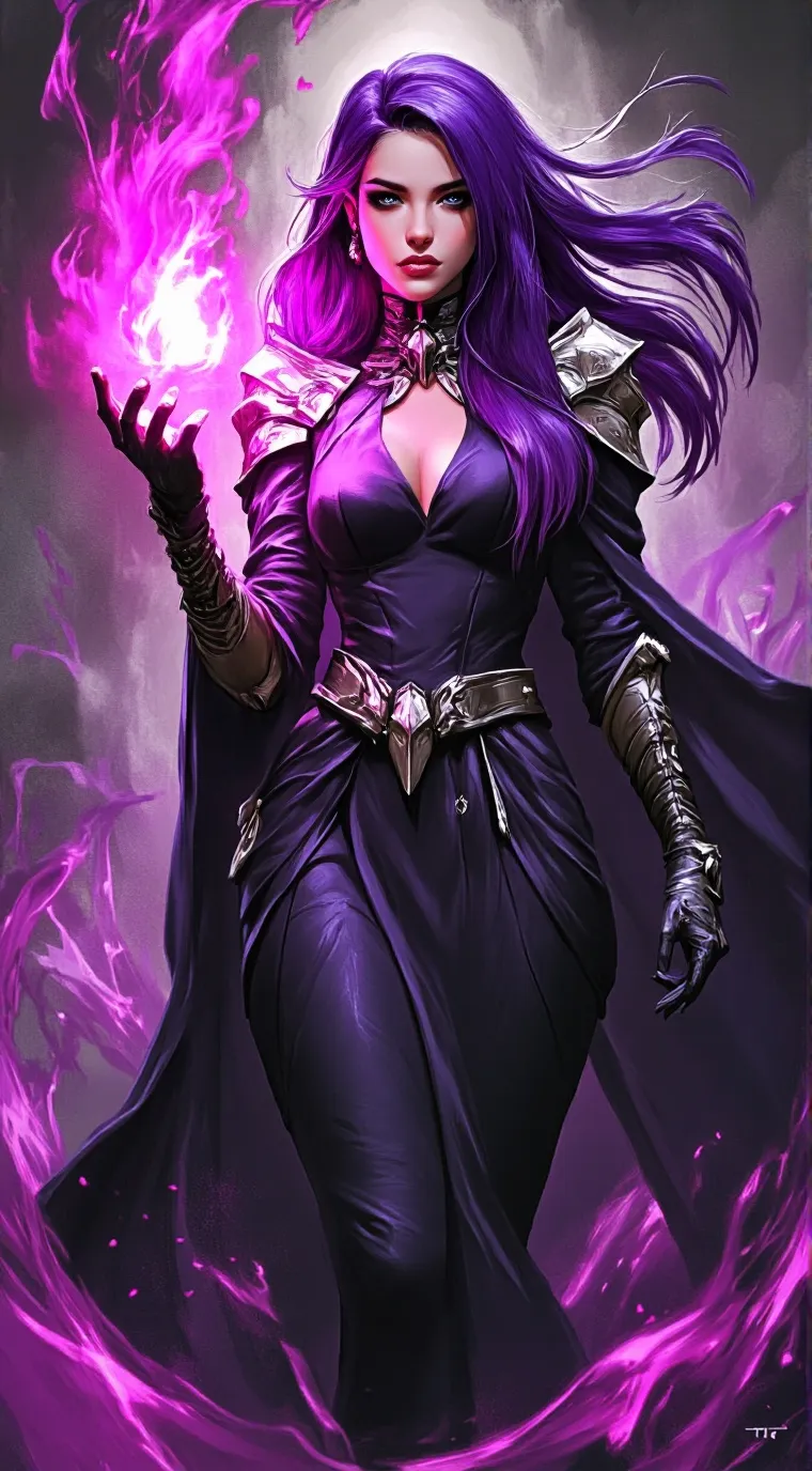 ai character: Odile Darkfeather background