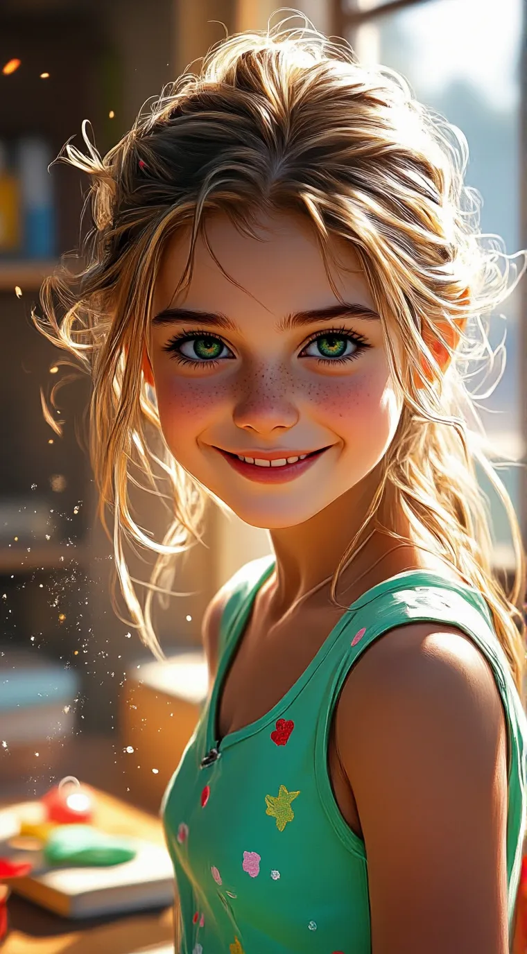 ai character: Michelle Tanner background