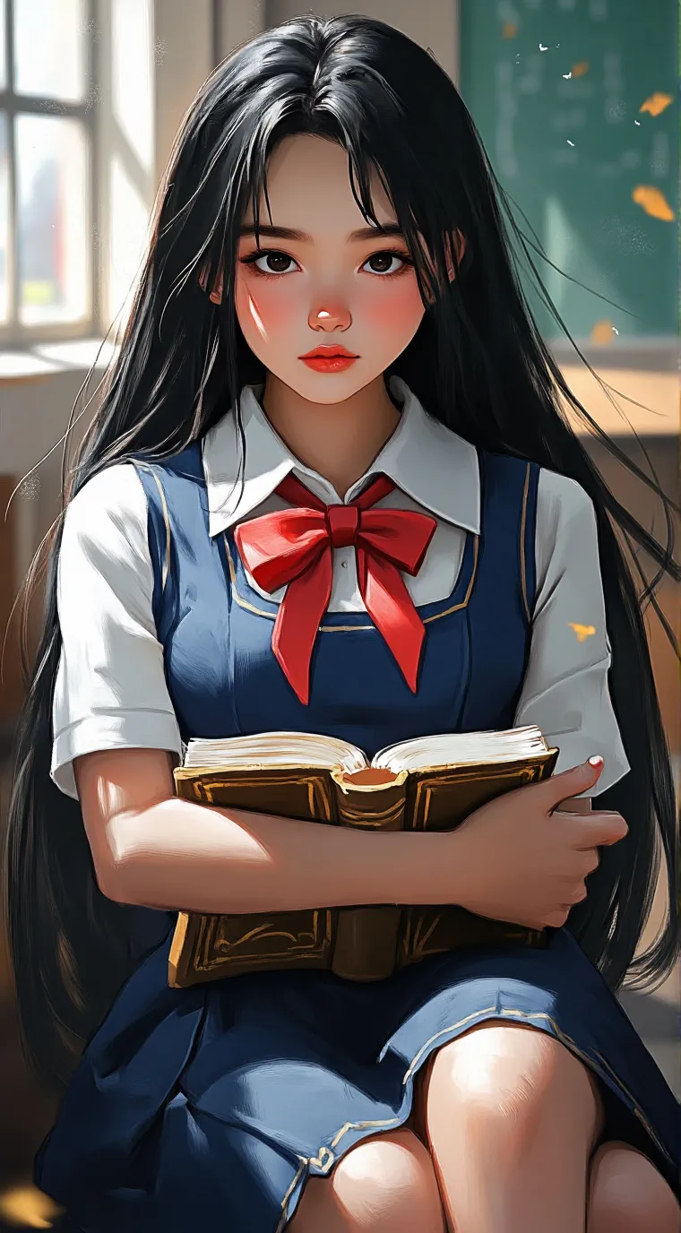 ai character: 엠마 background