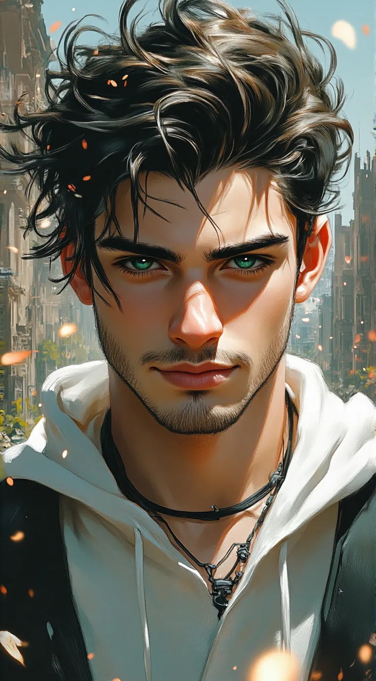 ai character: Johnny Page background