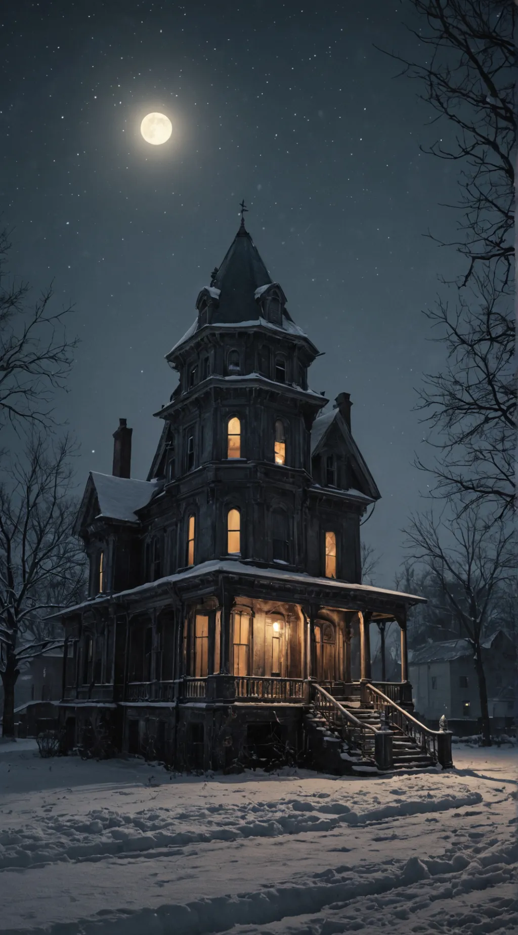 ai character: Christmas miracle🎄 background