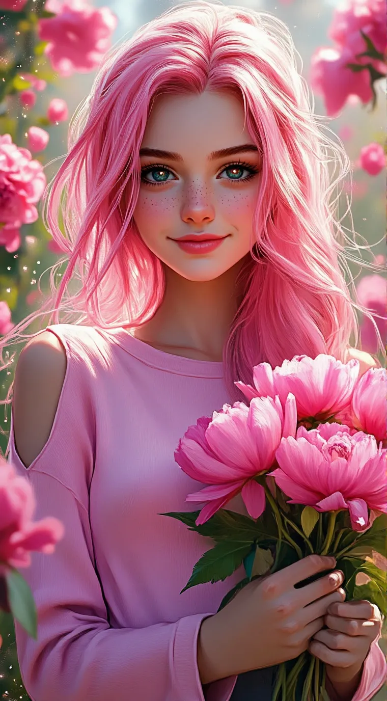 ai character: lily background