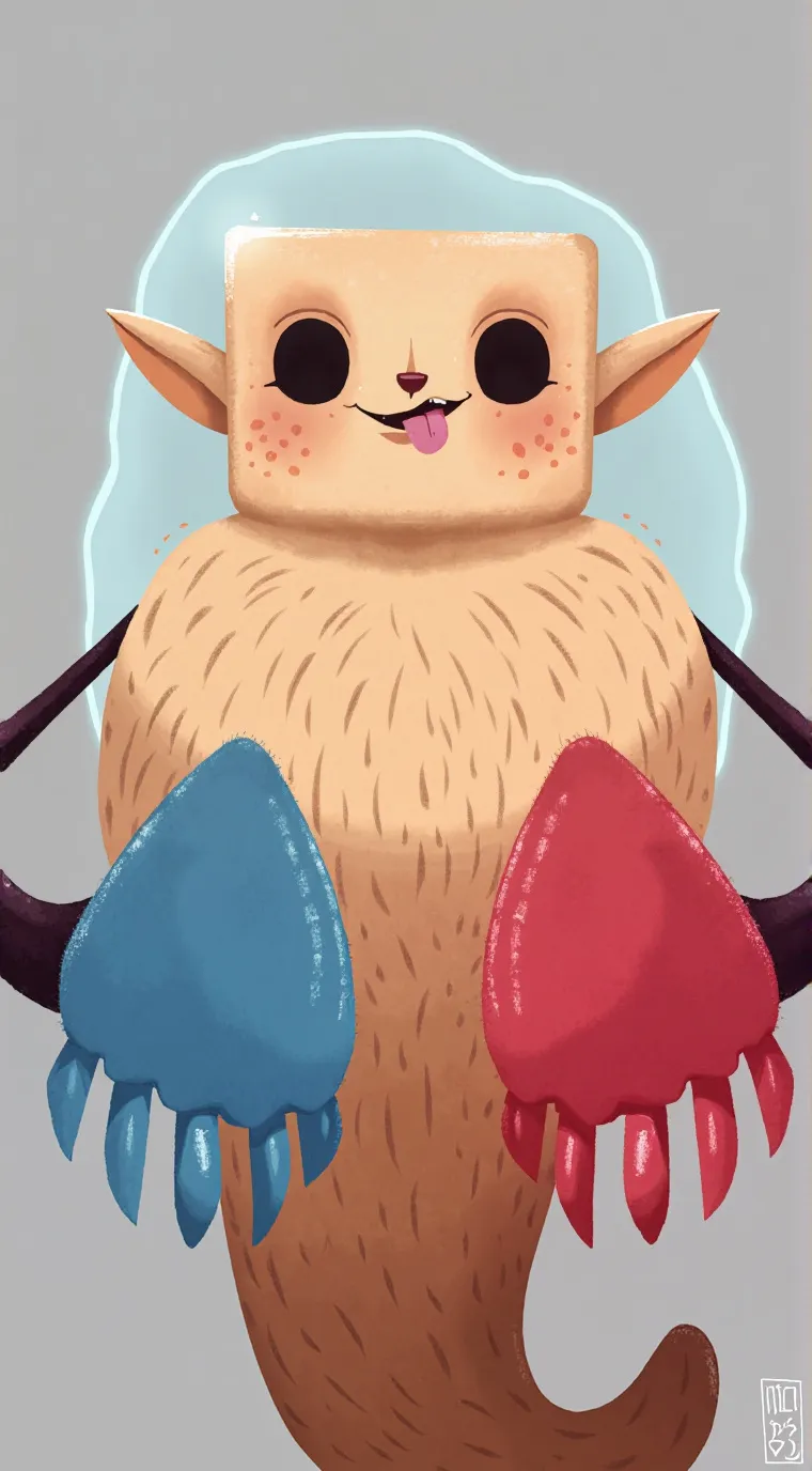 ai character: dandy wold  background