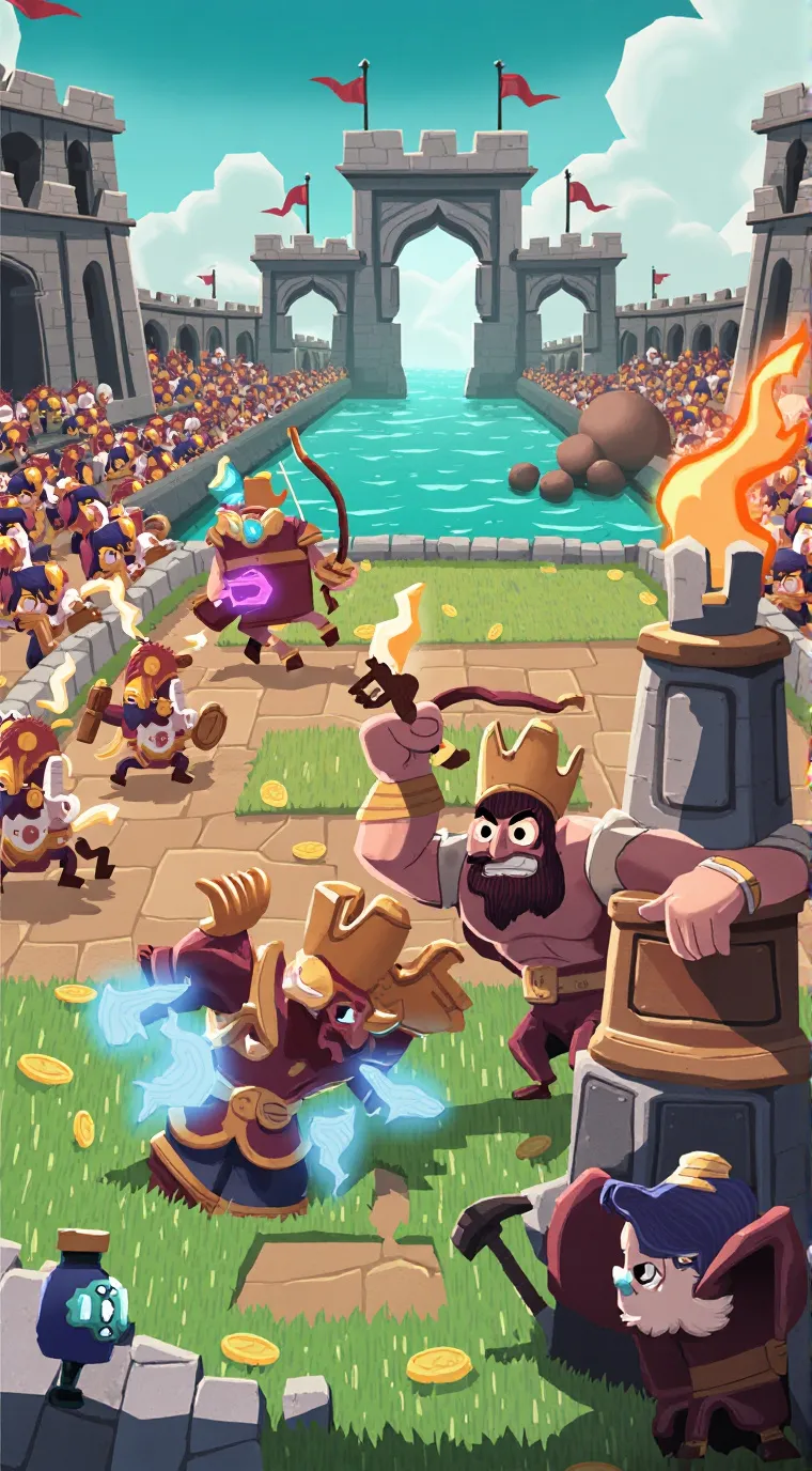 ai character: clash royale background