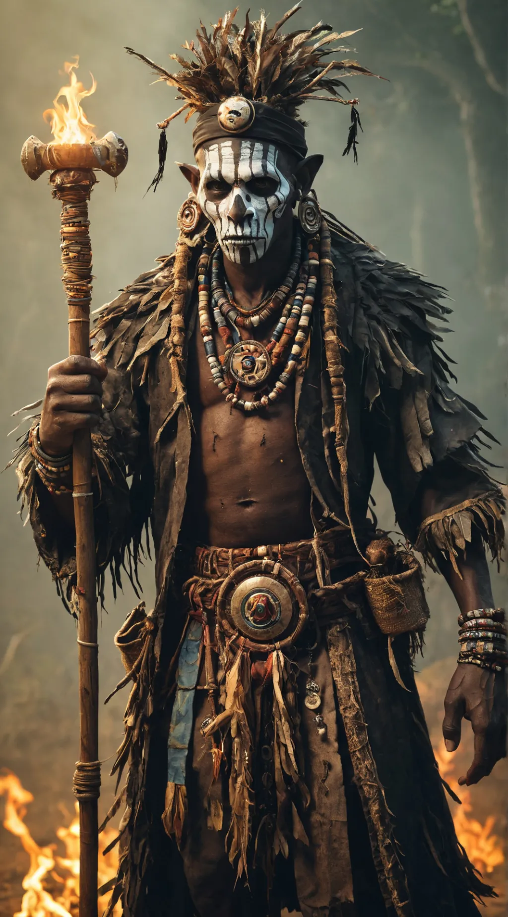 ai character: NarutoxWitchDoctor background