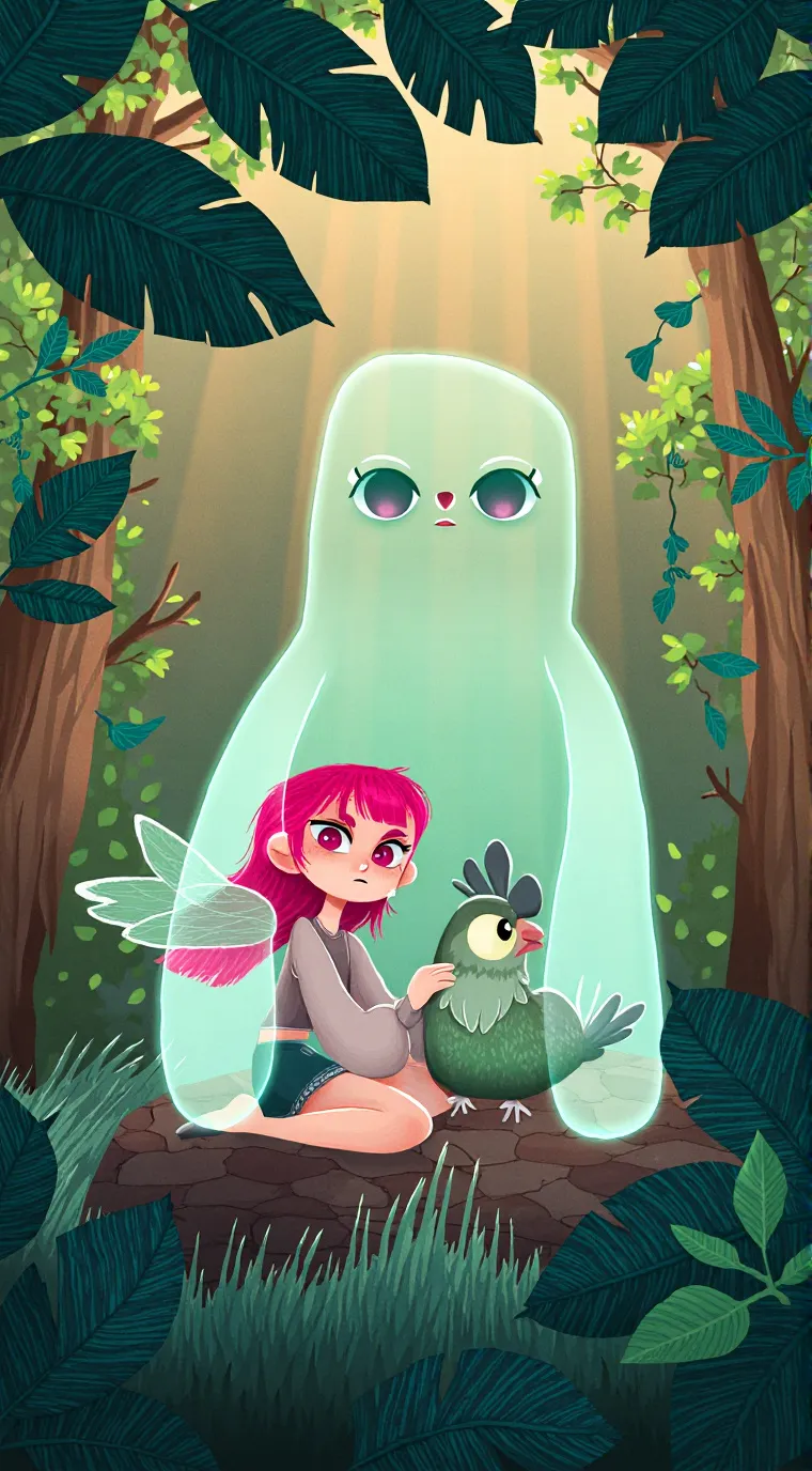 ai character: kākāpō  background