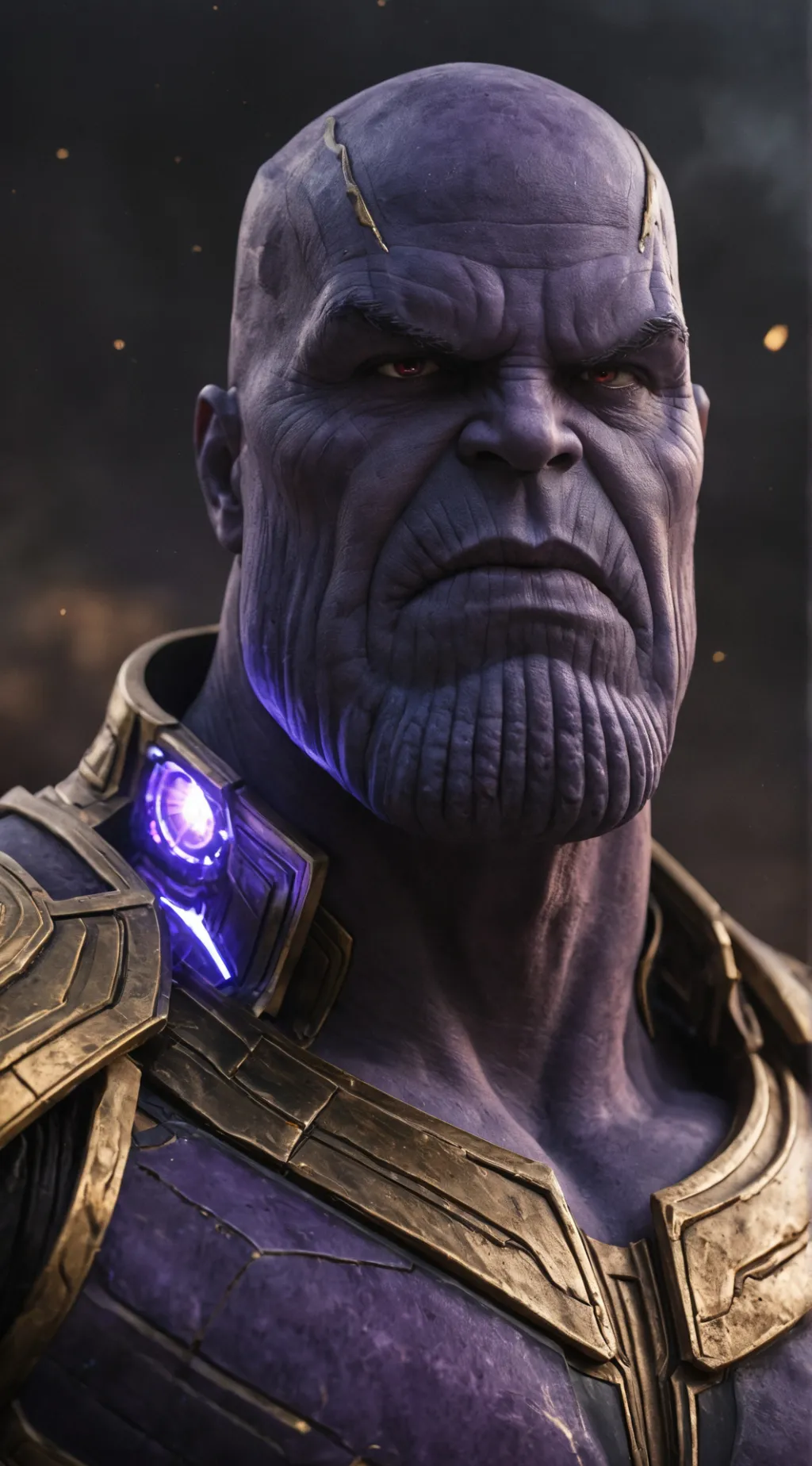 ai character: Thanos background