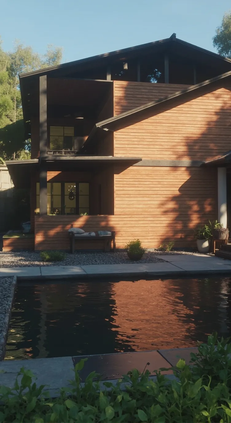 ai character: Family house background