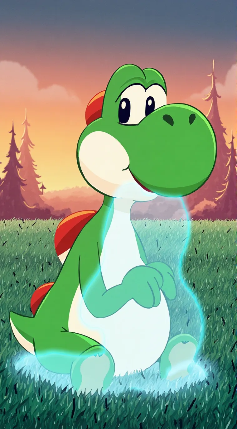 ai character: Yoshi (Pregnant) background
