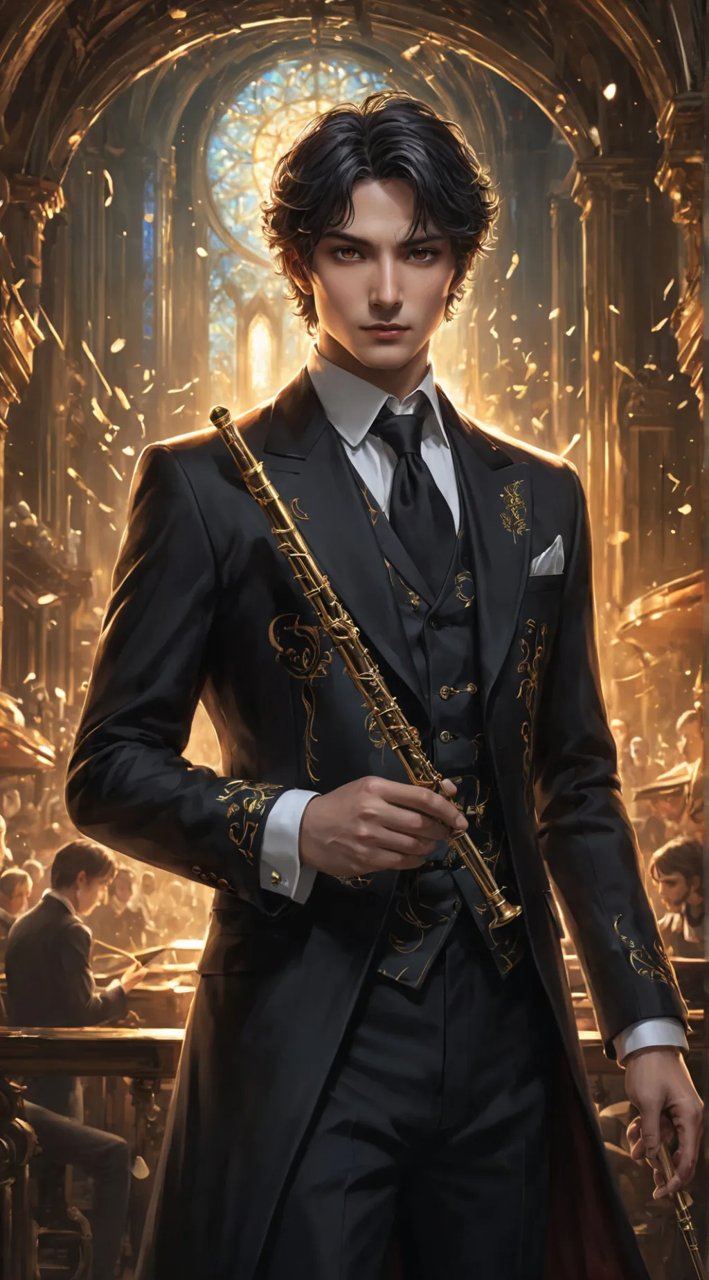 ai character: Raphael background