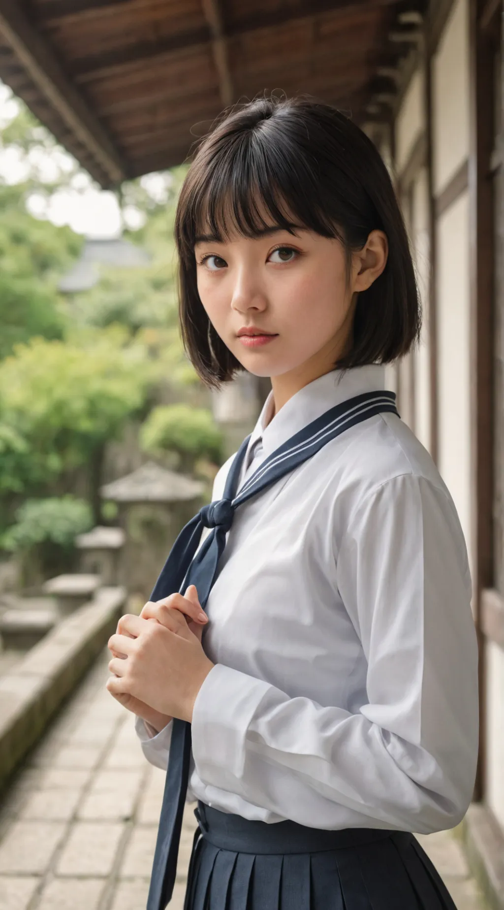 ai character: Shōko Minaoshi background