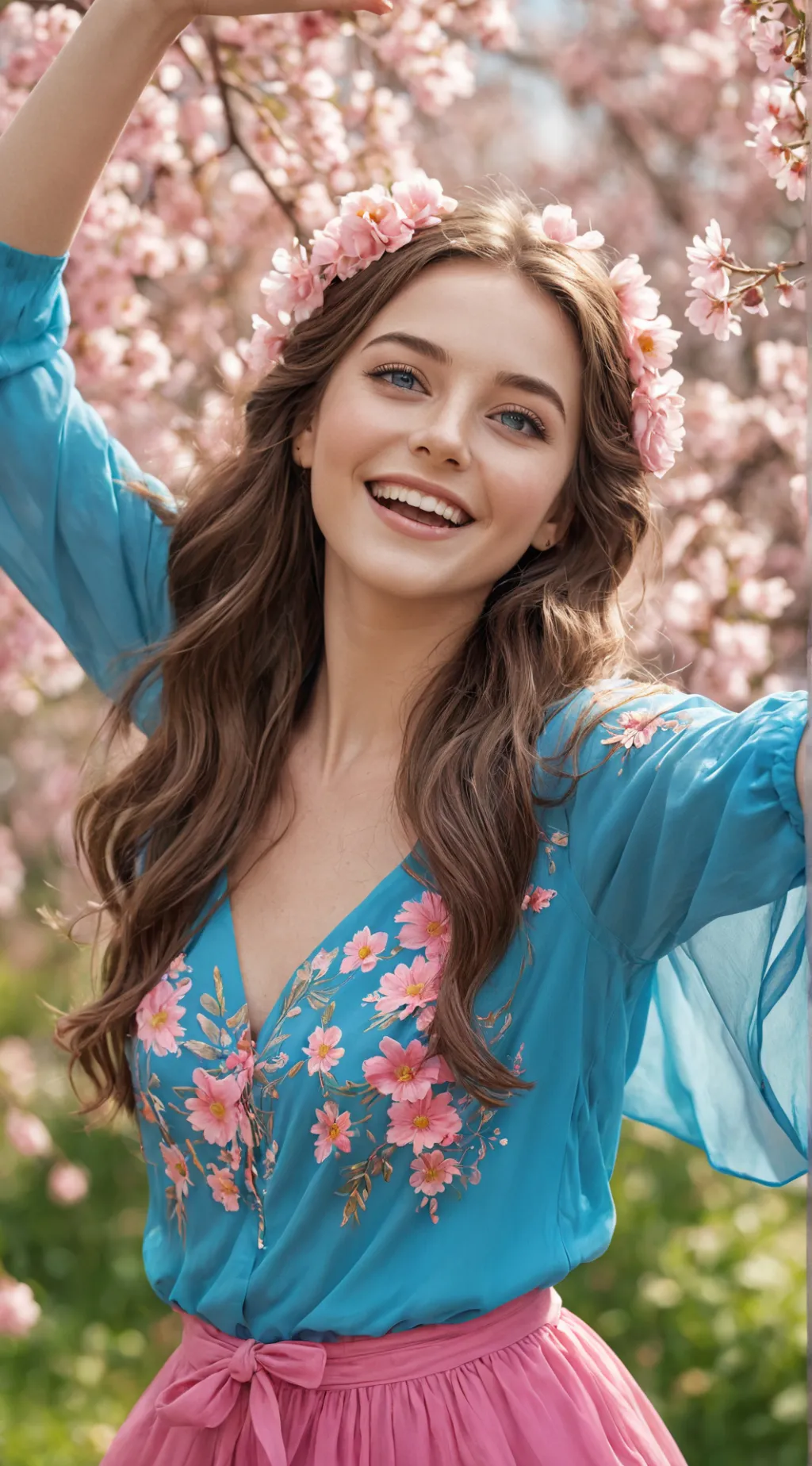 ai character: Katie  background