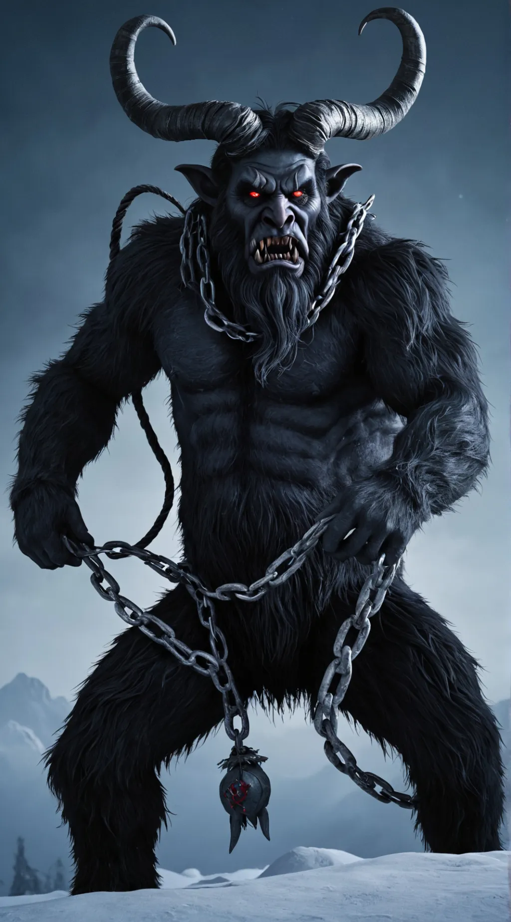 ai character: Krampus Vs Y/N background