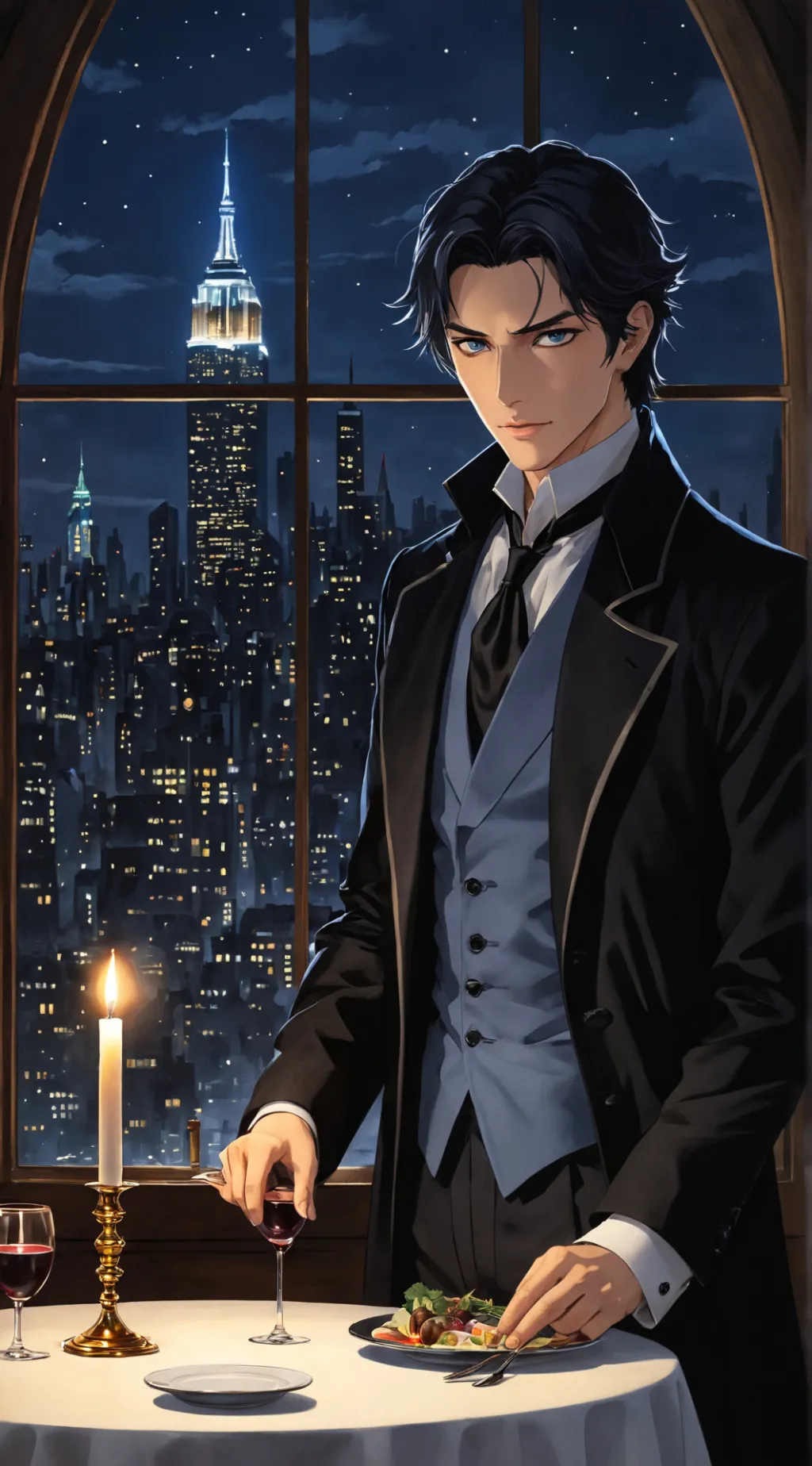 ai character: Lucien background