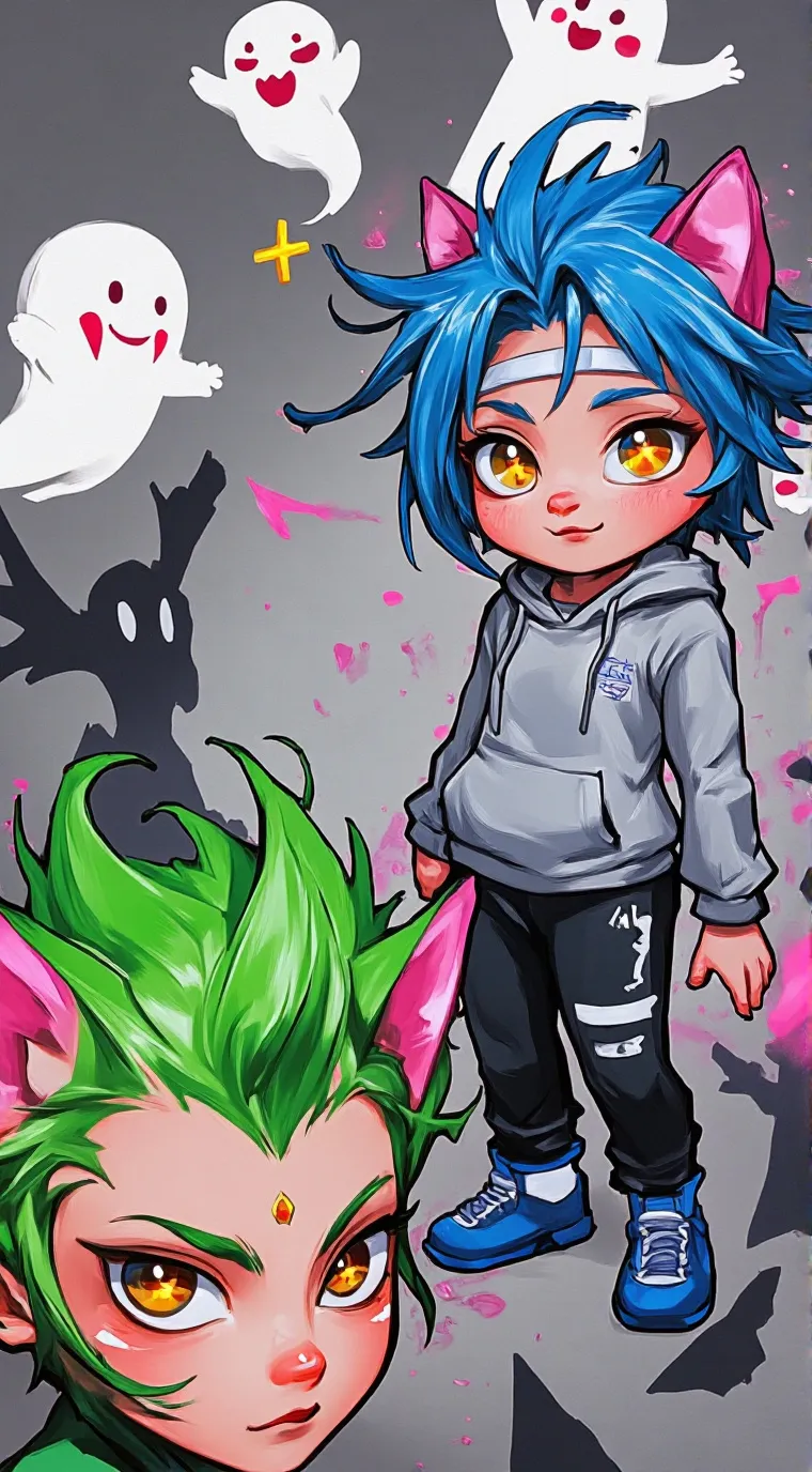 ai character: dw snowy day background