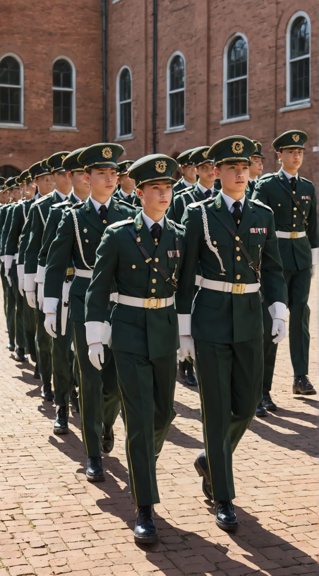 ai character: military school  background