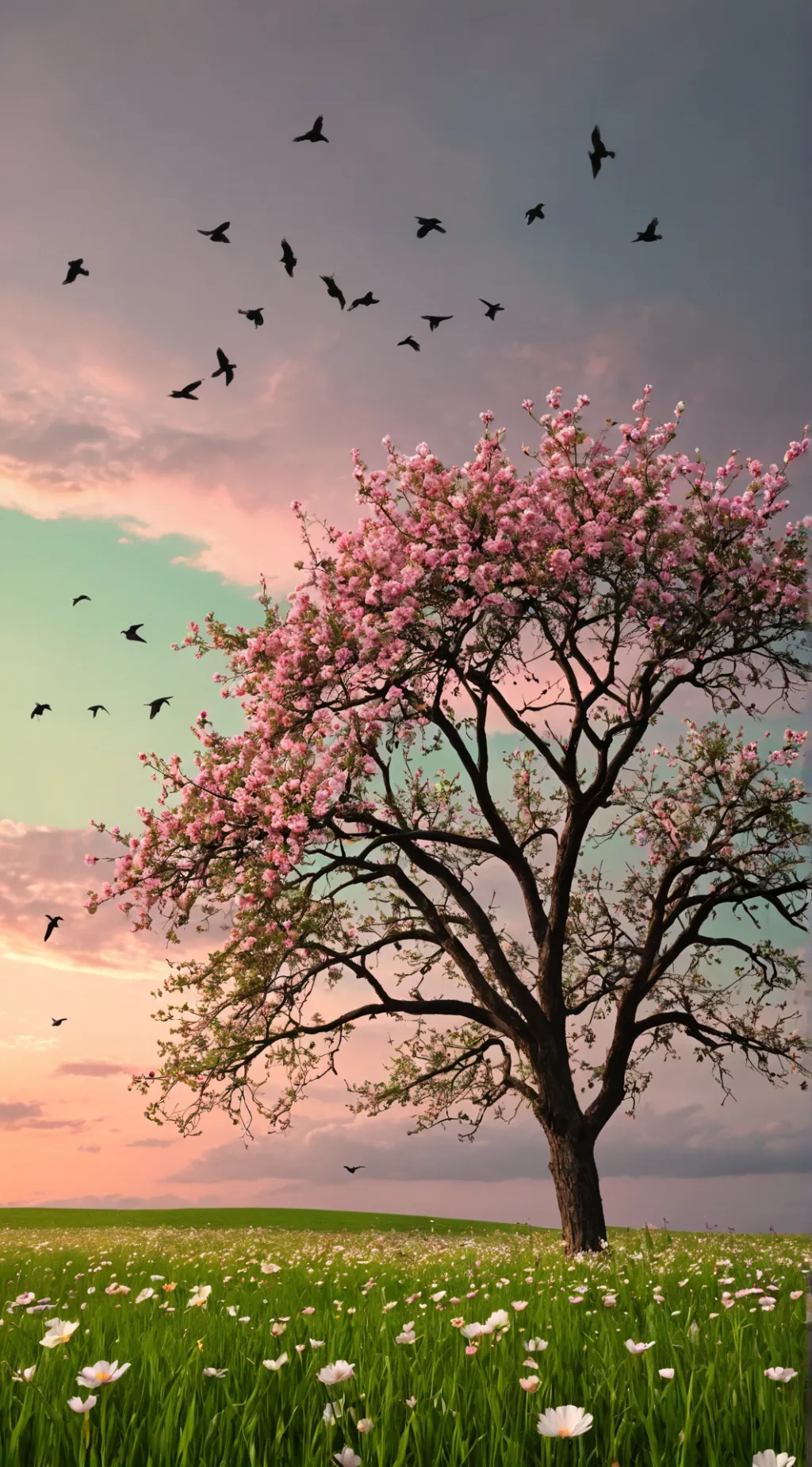 ai character: " Your World " background