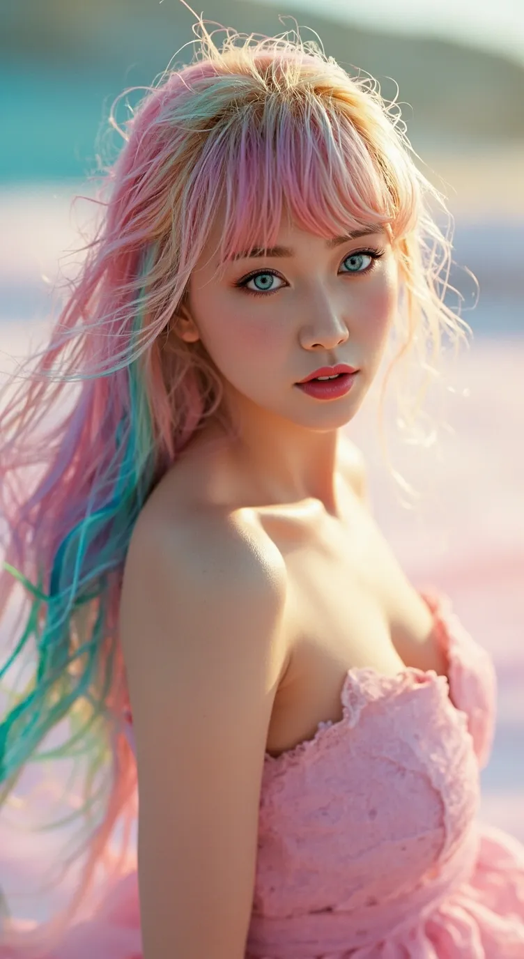 ai character: Océanne  background