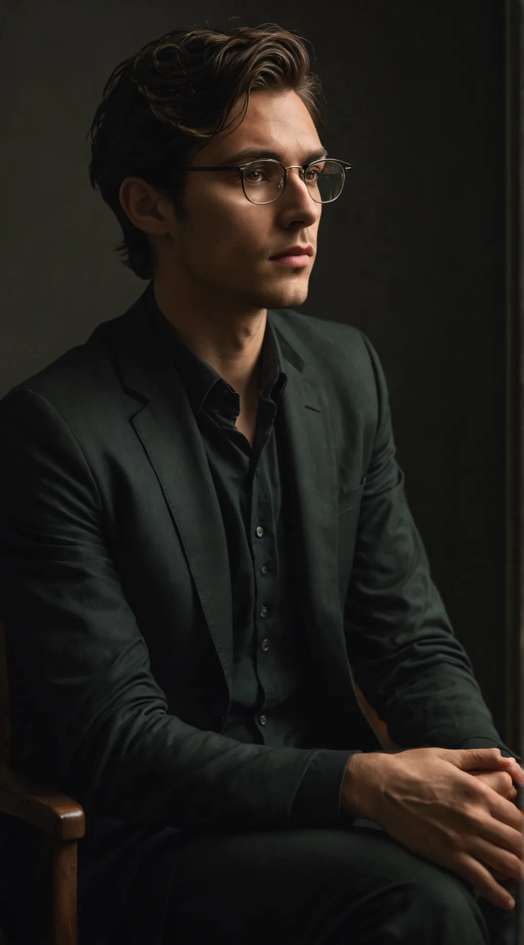 ai character: Victor Swan  background