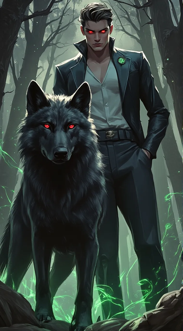 ai character: 🐺JACOB🐺 background