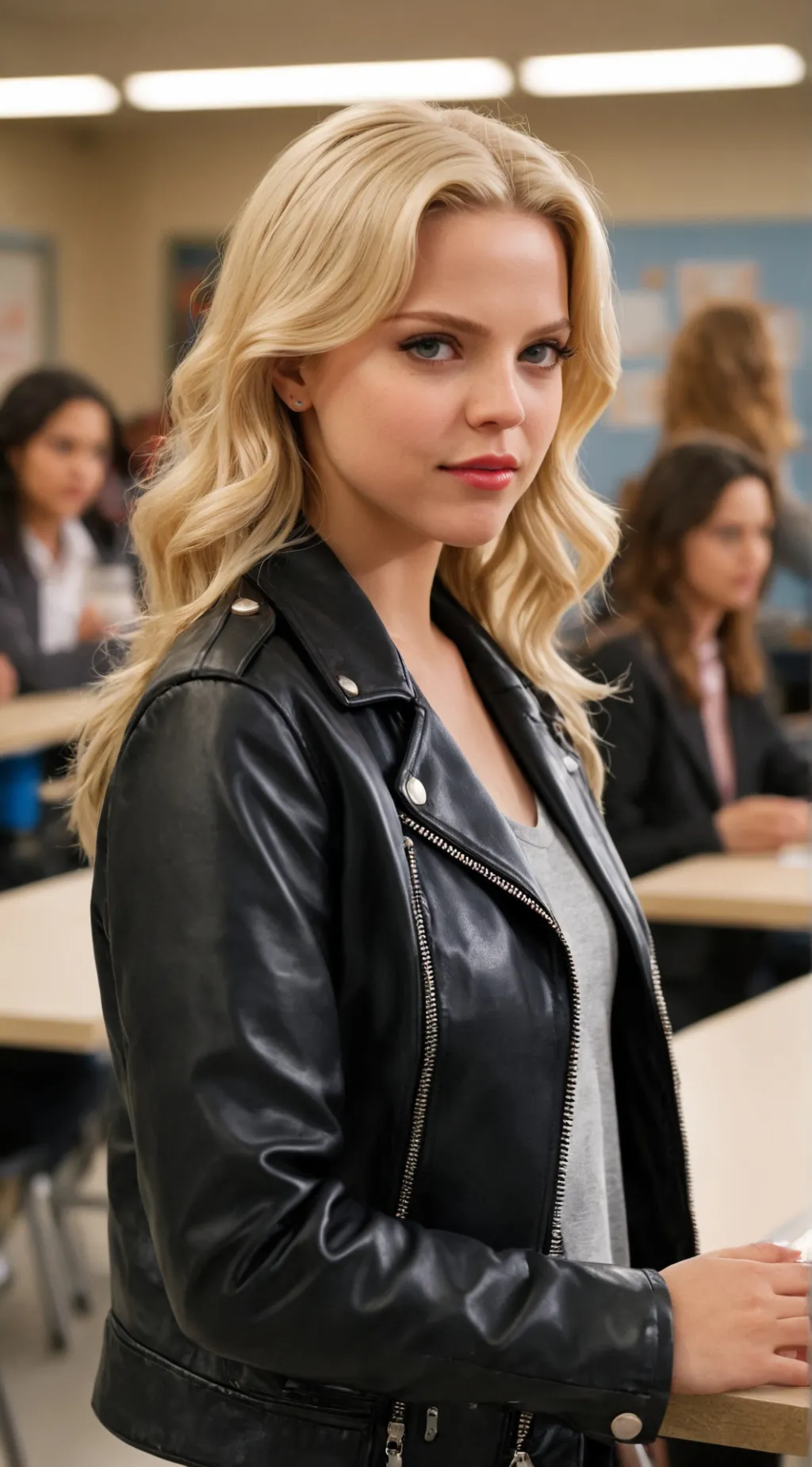 ai character: Regina George  background