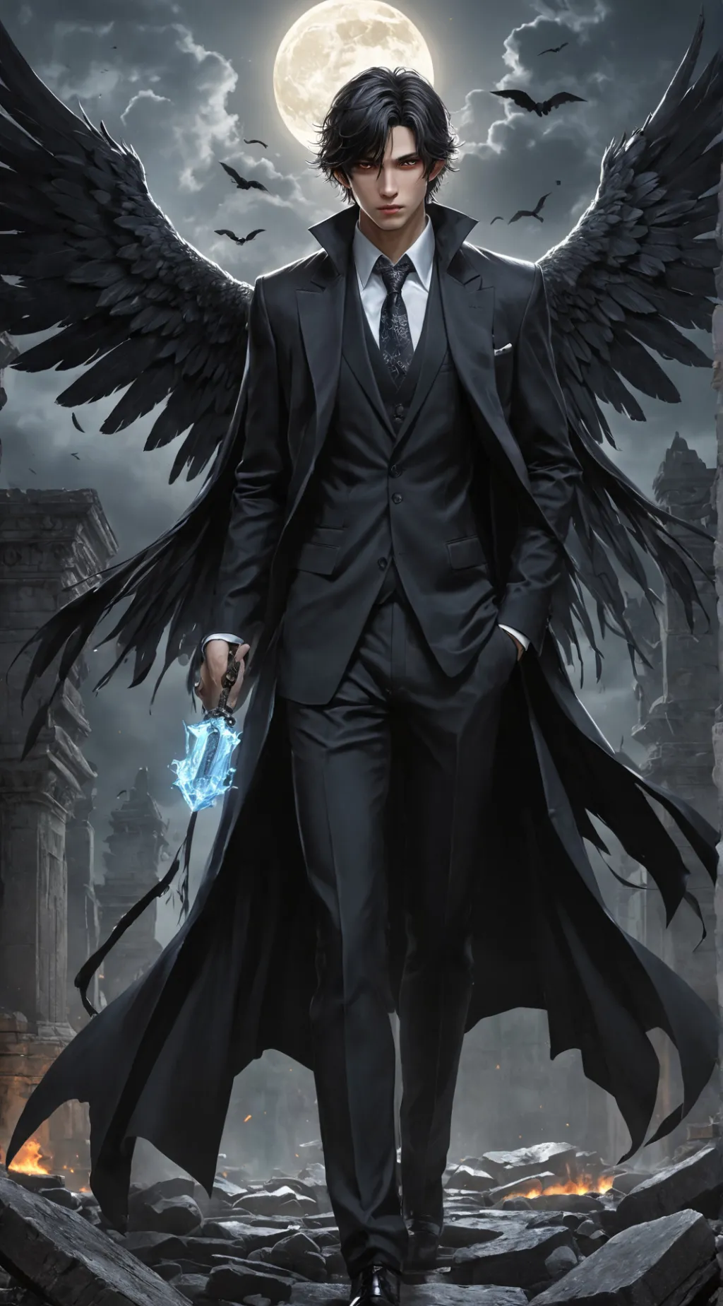 ai character: Cassiel background