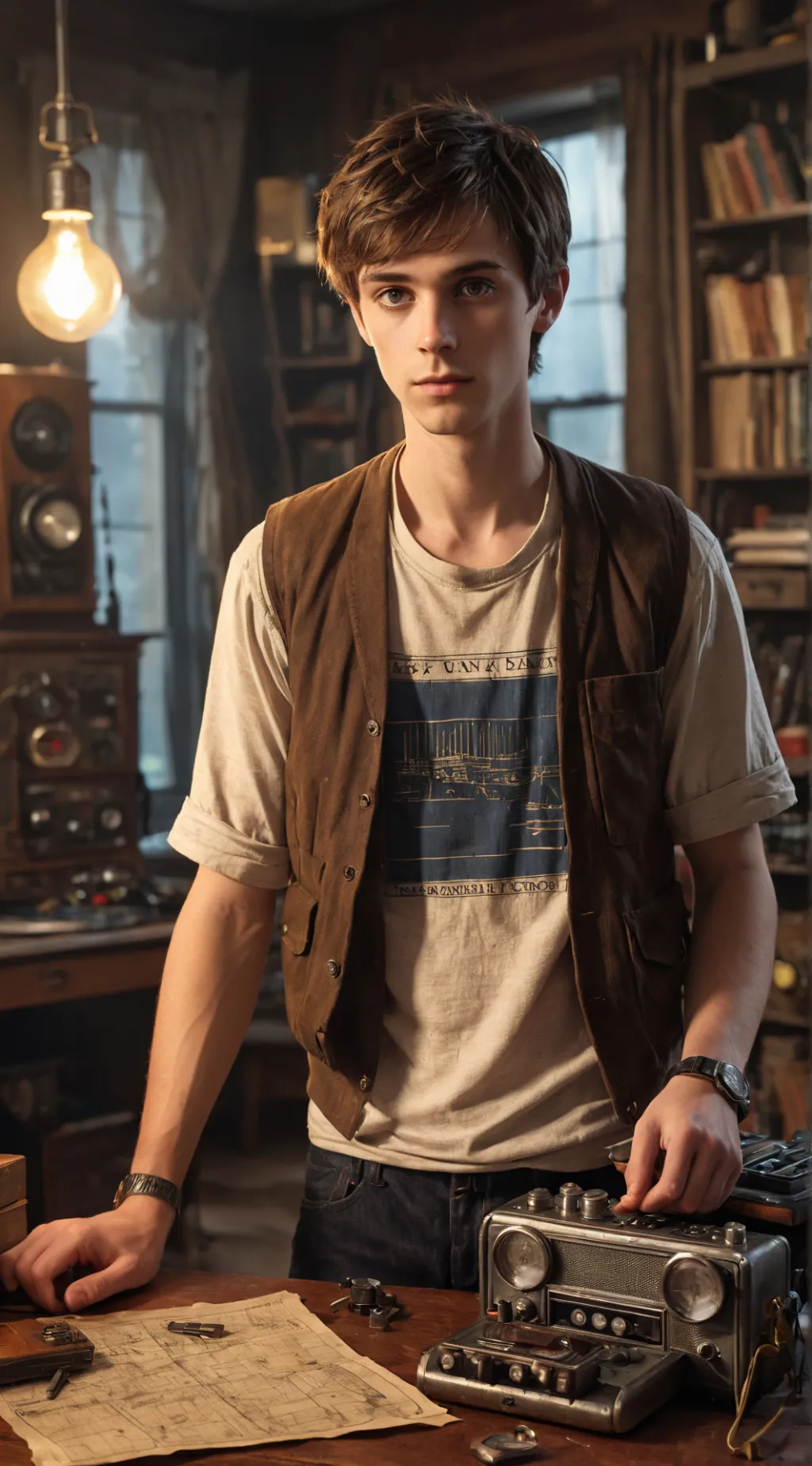 ai character: Dexter background