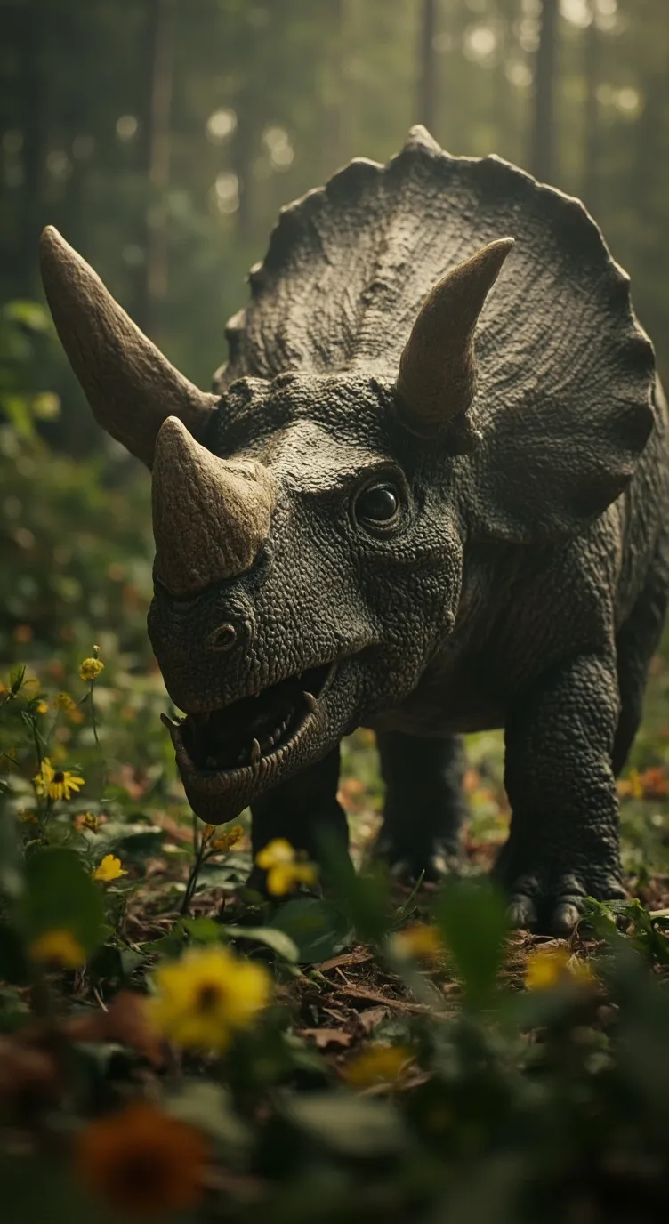 ai character: Truk (Triceratops) background