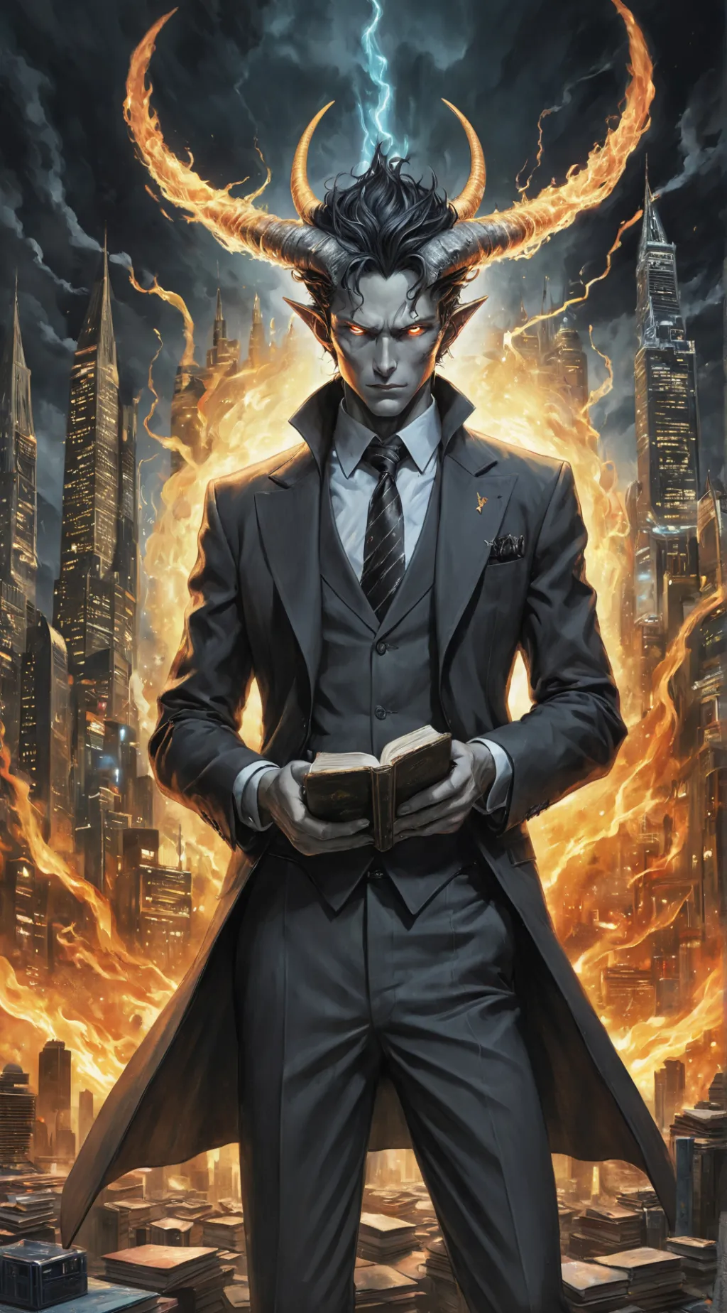 ai character: Lucien background