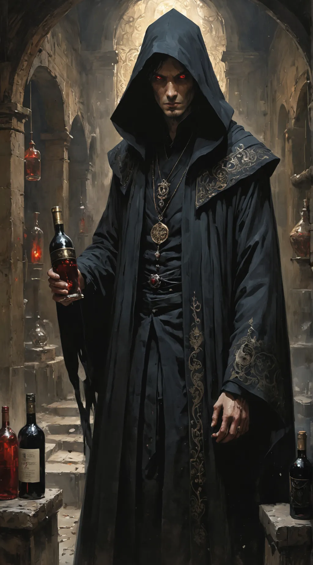 ai character: Lucien background